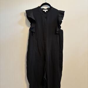 COS Jumpsuit Womens Size 12 Ruffle Sleeve Wide Leg Modern Minimalist One Piece